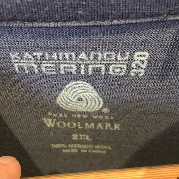 Kathmandu merino wool zip up lightweight jacket size 2XL - Picture 3 of 9